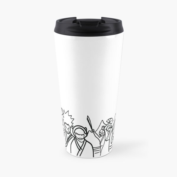 Sokka's Finale Drawing of the Avatar Gang Travel Mug