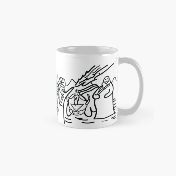 Sokka's Finale Drawing of the Avatar Gang Classic Mug