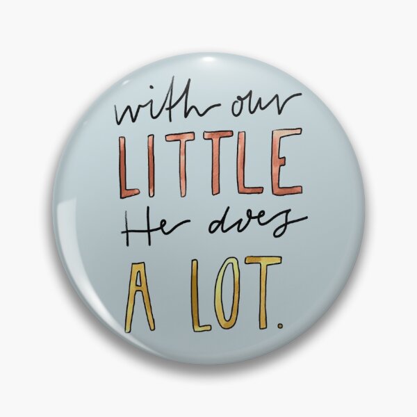 Artikelvorschau, With Our Little He Does A Lot | Christian Inspirational Faith | Illustration Calligraphy entworfen und verkauft von seaniemendoza.