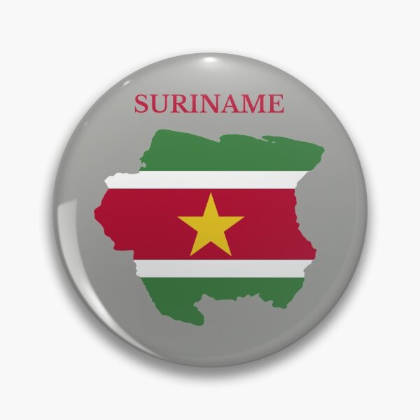 Item preview, Suriname Map Flag designed and sold by marosharaf.