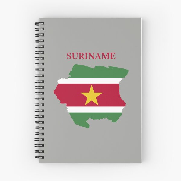 Item preview, Suriname Map Flag designed and sold by marosharaf.