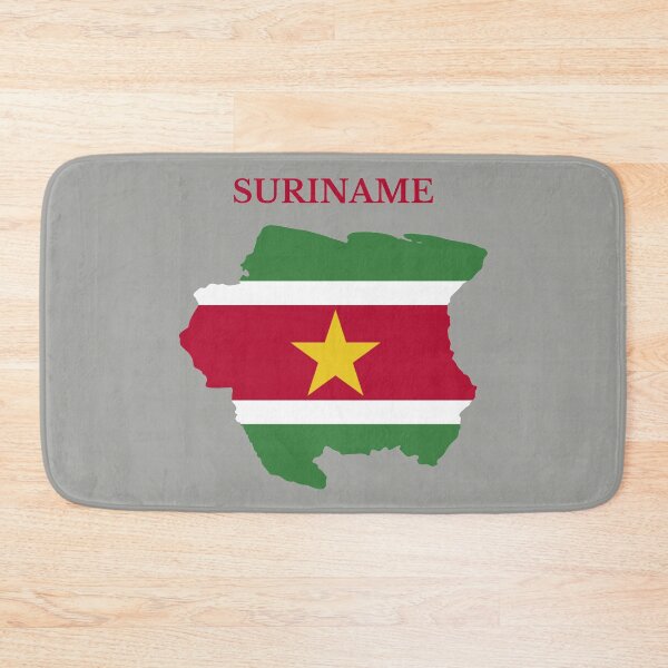 Item preview, Suriname Map Flag designed and sold by marosharaf.