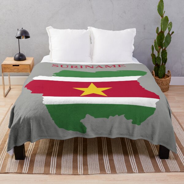 Item preview, Suriname Map Flag designed and sold by marosharaf.