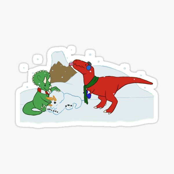 Item preview, Prehistoric Snow Day designed and sold by kamenrex.