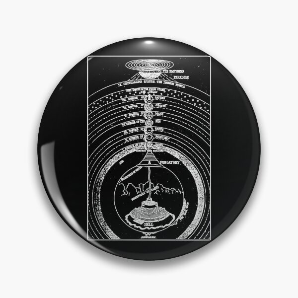 Item preview, Medieval Cosmology Vintage Heaven Hell Alchemy designed and sold by h44k0n.