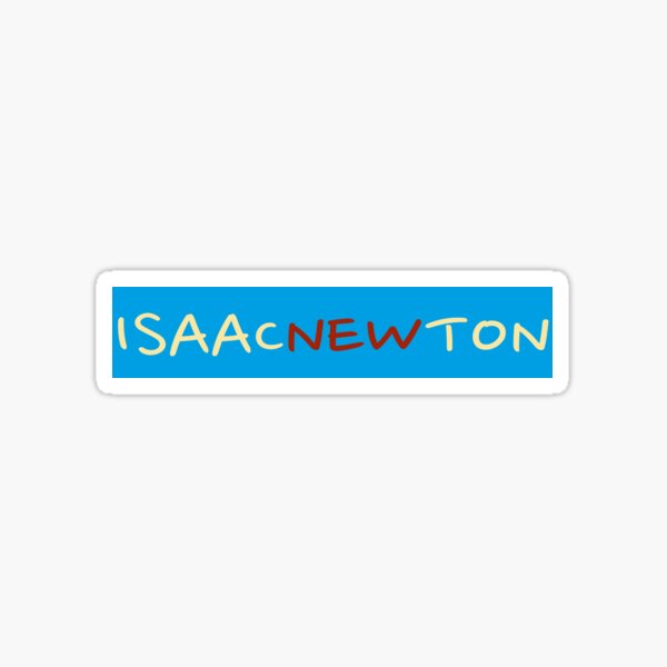 Isaac Newton Sticker