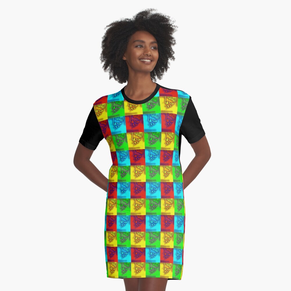 Item preview, Graphic T-Shirt Dress designed and sold by bywhacky.
