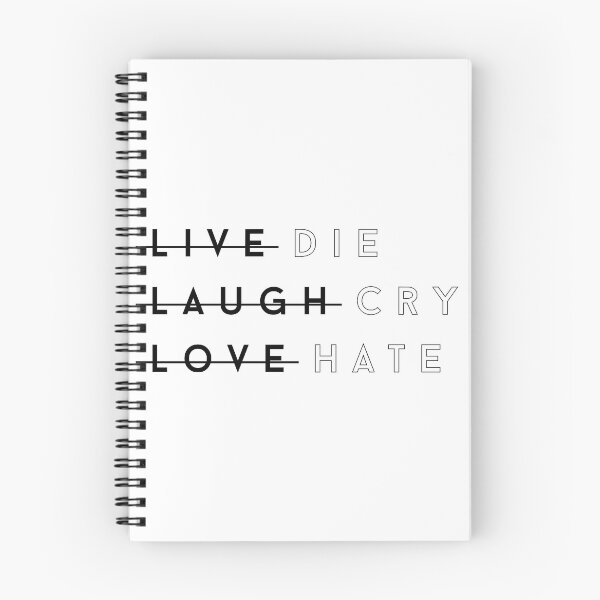Item preview, Live Laugh Love... Die Cry Hate designed and sold by varietyofstuff.