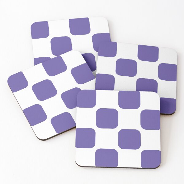 Item preview, Chequered Round Purple Blue designed and sold by zcabask.