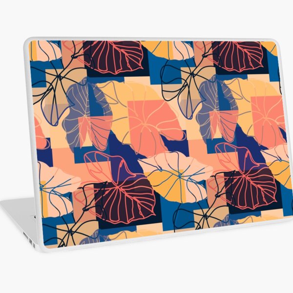 Blocked Ears - Blue, Orange, Coral, Pink, Yellow, Black Laptop Skin
