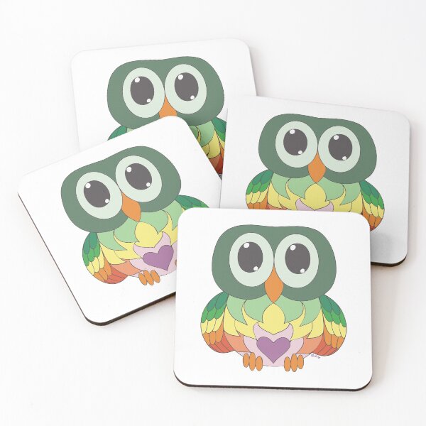 Item preview, colourful owl designed and sold by PODtops.