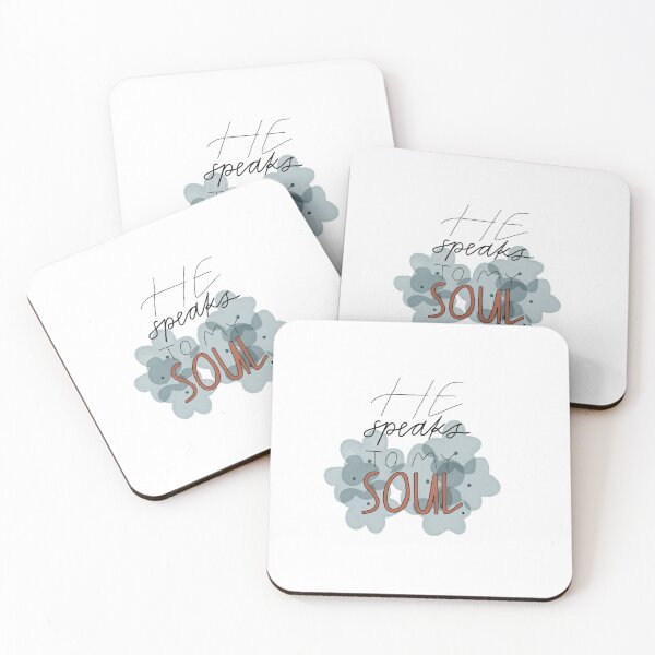 Item preview, He Speaks to My Soul | Christian Inspirational Faith | Illustration Calligraphy designed and sold by seaniemendoza.