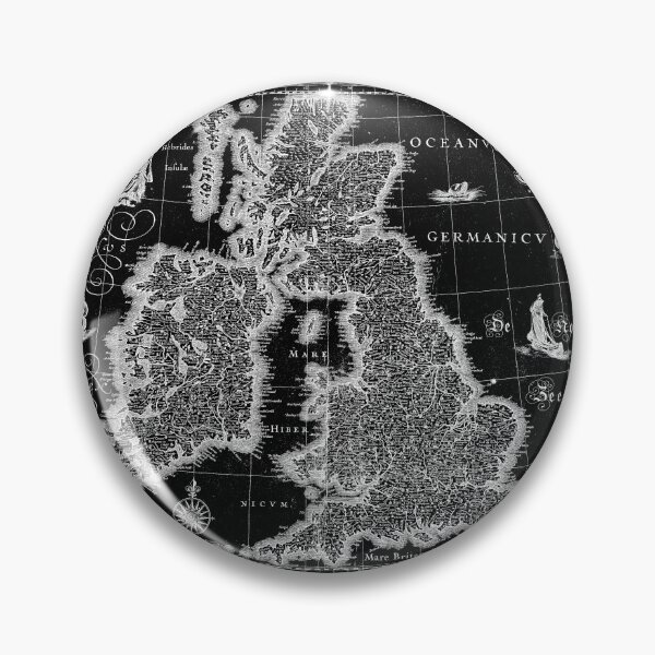 Item preview, British Isles Old Vintage Map of England Scotland  designed and sold by h44k0n.