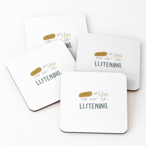 Item preview, Call to Him, for He is Listening | Christian Inspirational Faith | Illustration Calligraphy designed and sold by seaniemendoza.