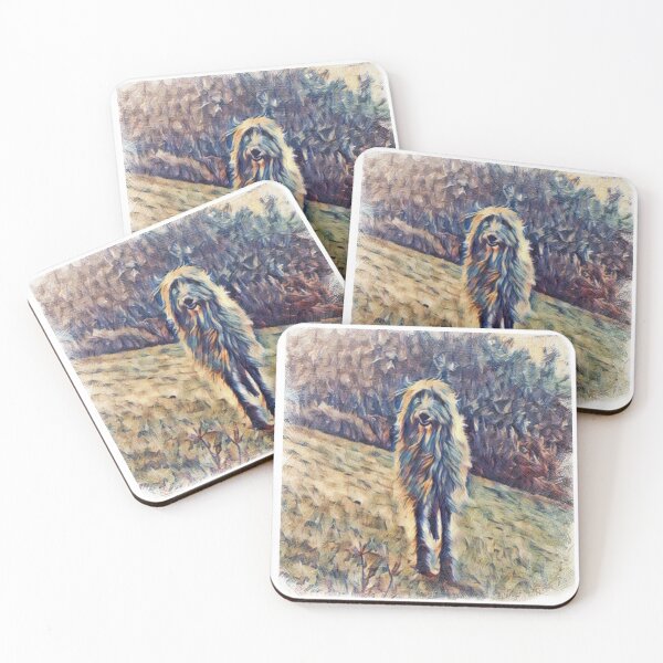 Item preview, Deerhound in the Garden designed and sold by DeerhoundRhodry.