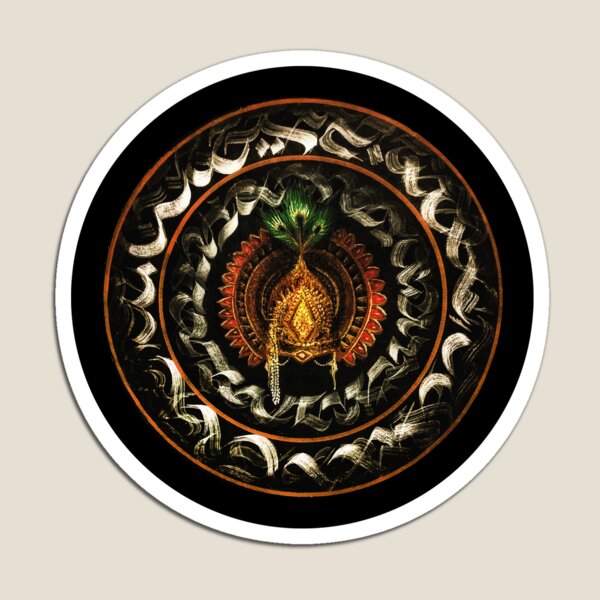 Item preview, Lord Krishna Crown Calligraffitti designed and sold by Cretalyst.