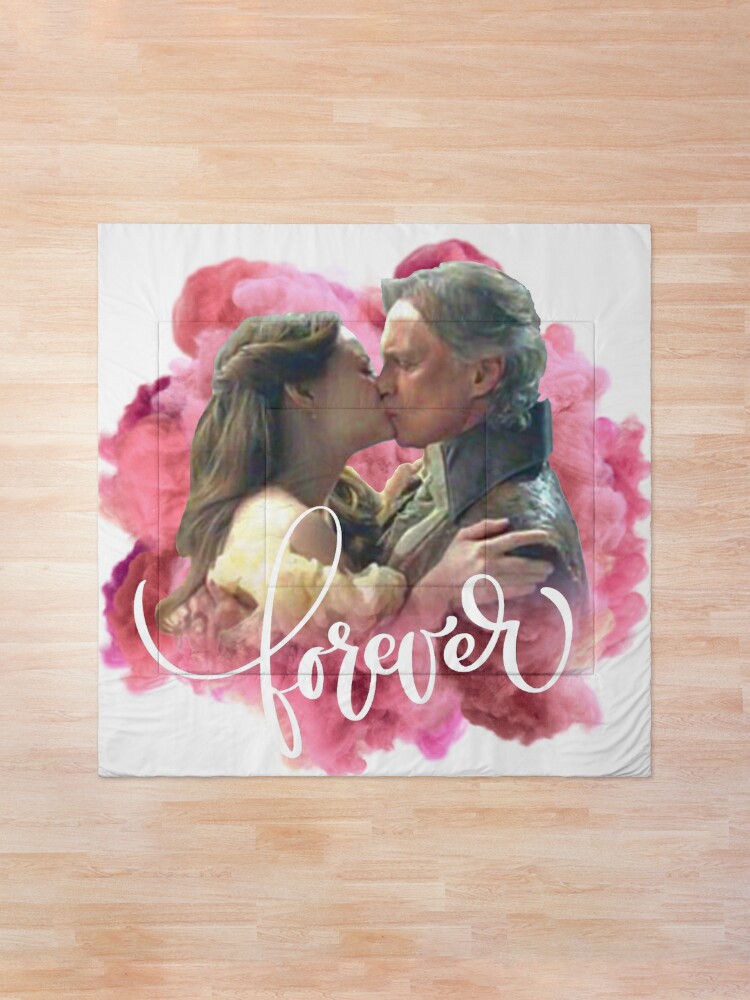 Tagesdecke for Sale mit Es war einmal: Rumple & Belle (Rumbelle) von  OnceStorybrooke