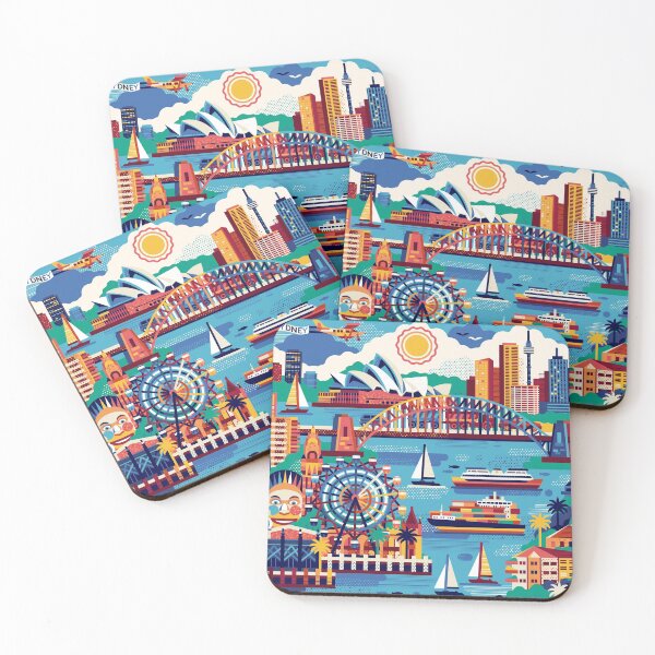 Item preview, Sydney Travel Poster. Sydney, Australia -  Skyline designed and sold by Moloko88.