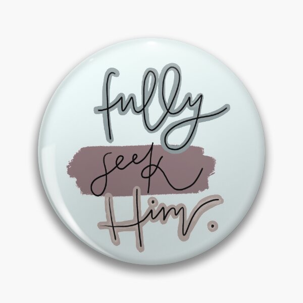 Artikelvorschau, Fully Seek Him | Christian Inspirational Faith | Illustration Calligraphy entworfen und verkauft von seaniemendoza.