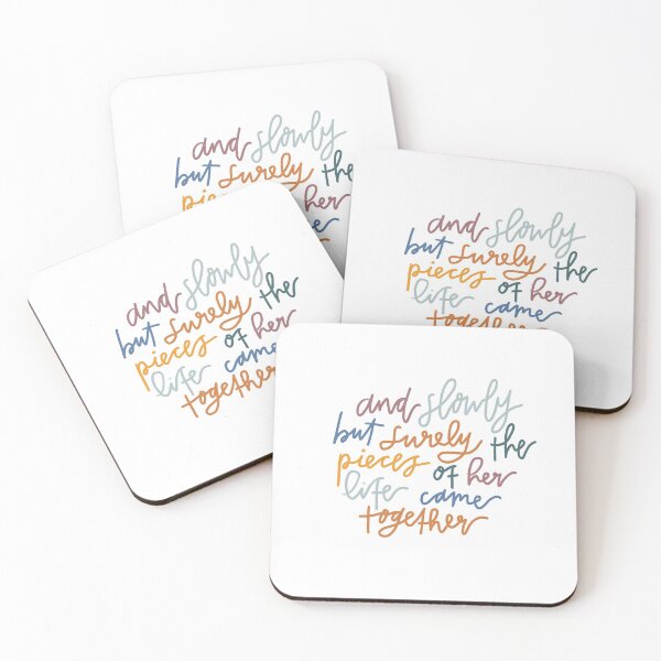 Item preview, And Slowly but Surely the Pieces of Her Life Came Together | Christian Inspirational Faith | Illustration Calligraphy designed and sold by seaniemendoza.