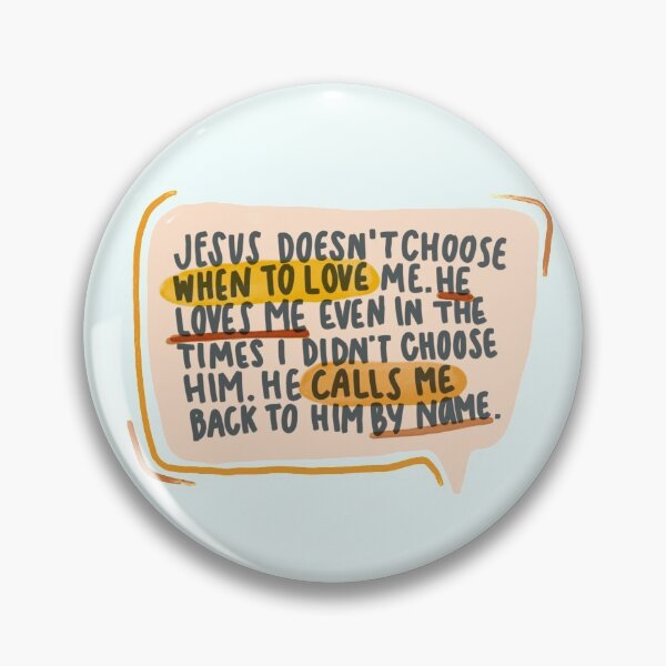 Artikelvorschau, Jesus Doesn't Choose When To Love Me | Christian Inspirational Faith | Illustration Calligraphy entworfen und verkauft von seaniemendoza.