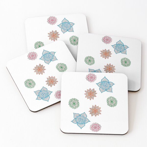 Item preview, colorful flower pattern designed and sold by -Lily-Anne-.