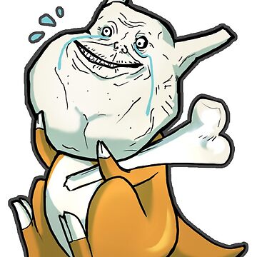 Artwork thumbnail, Forever Alone Cubone Sticker by Sabtastic
