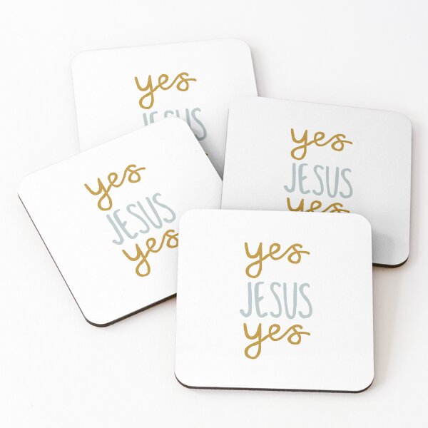 Item preview, Yes Jesus Yes | Christian Inspirational Faith | Illustration Calligraphy designed and sold by seaniemendoza.