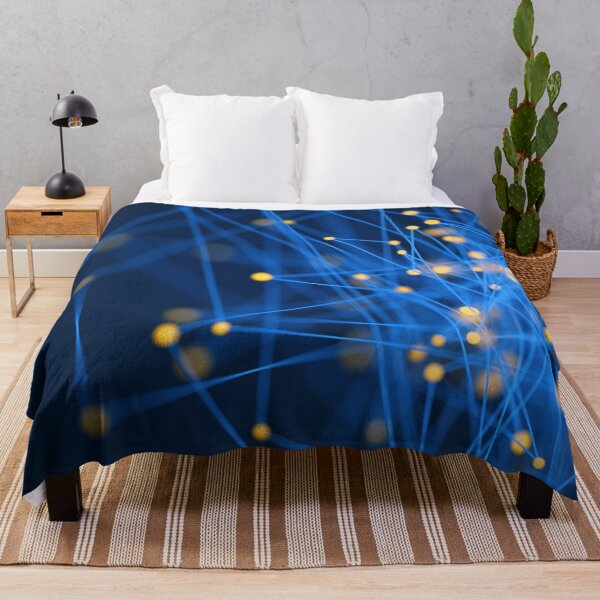 Item preview, Blue black yellow dotted three coloured technical design designed and sold by Arte Para Rebaja.