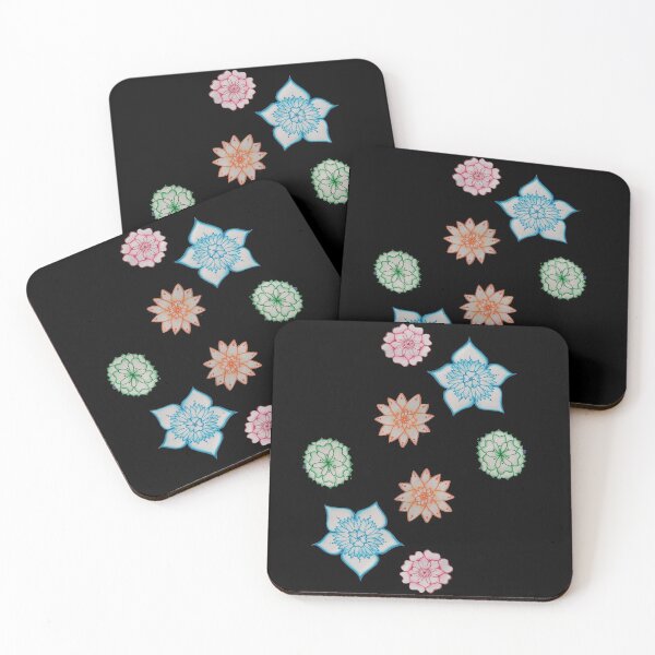 Item preview, colorful flower pattern designed and sold by -Lily-Anne-.