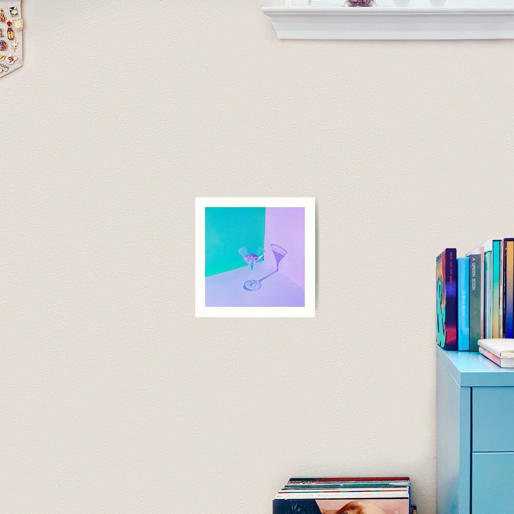 Cocktail glass Art Print