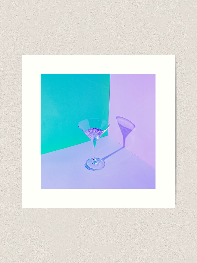 Alternate view of Cocktail glass Art Print