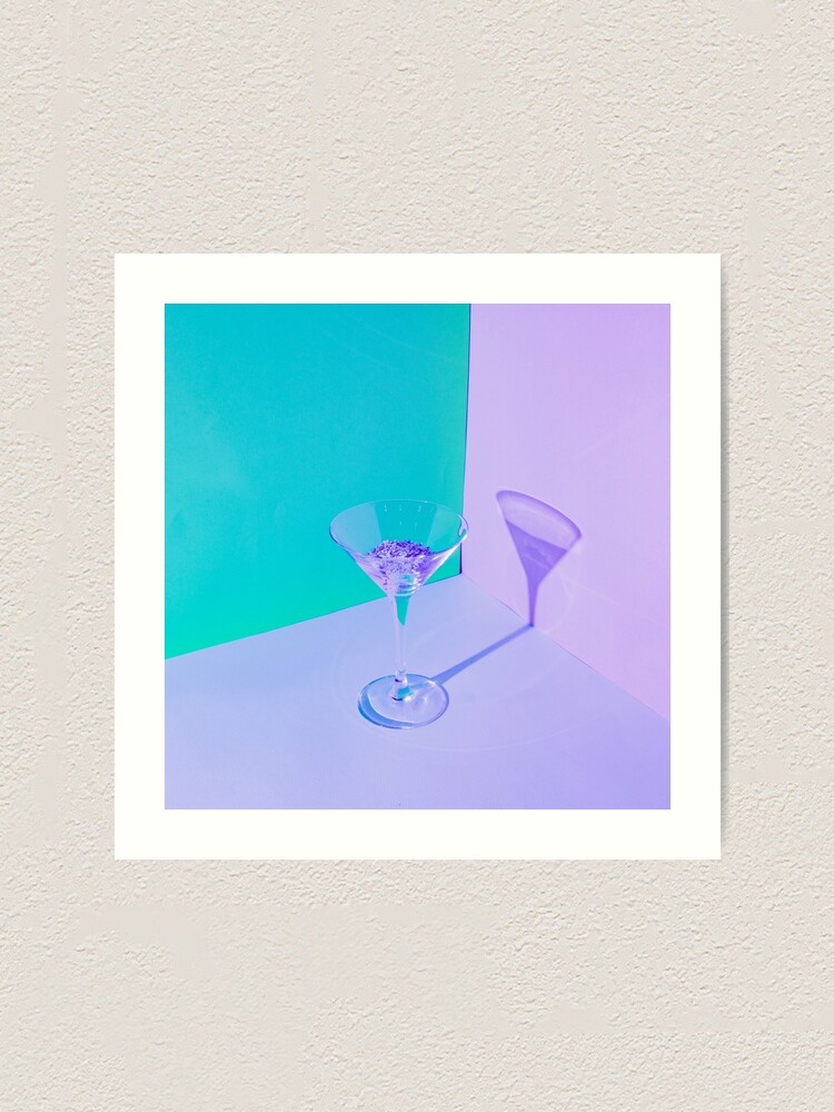 Alternate view of Cocktail glass Art Print