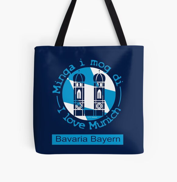Artikel-Vorschau von I love Munich - Minga i mog di. Bayern. Hauptsstadt. München. Fan T-Shirt, designt und verkauft von Ch-Seebauer.