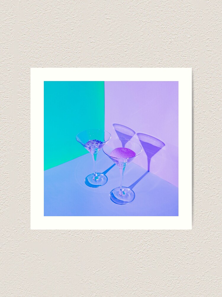 Alternate view of Two cocktail glasses Art Print