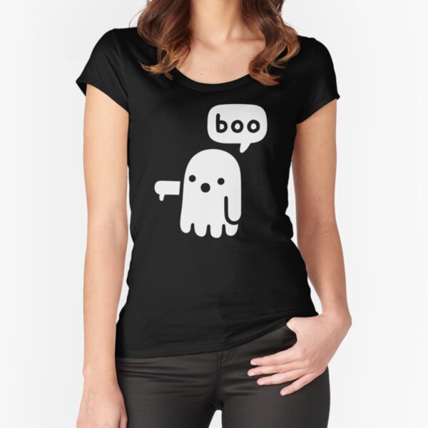 Ghost Of Disapproval Fitted Scoop T-Shirt