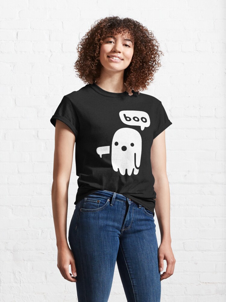 Vista alternativa de Camiseta clásica Fantasma de desaprobación