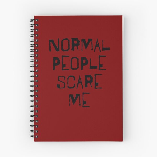 Item preview, Normal People Scare Me- Black designed and sold by Kaytmars.