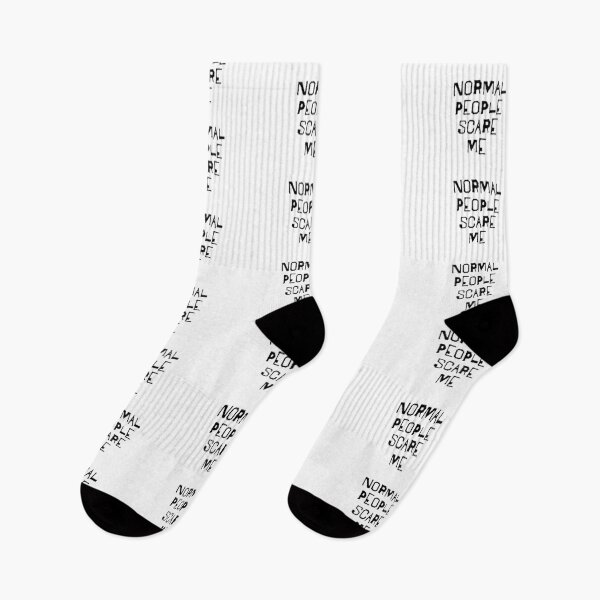 Item preview, Normal People Scare Me- Black designed and sold by Kaytmars.
