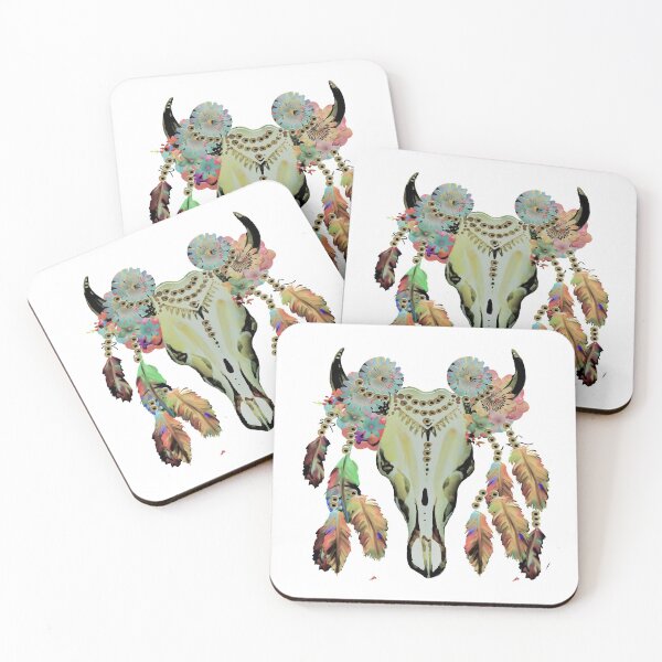 Item preview, pastel boho bull designed and sold by FONESAY.