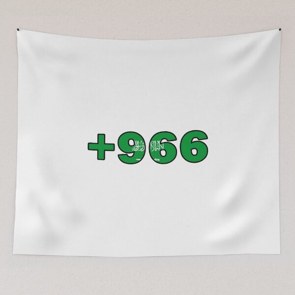 Item preview, Saudi Arabia Flag on Country Code in Stylish design designed and sold by ArabCorner.