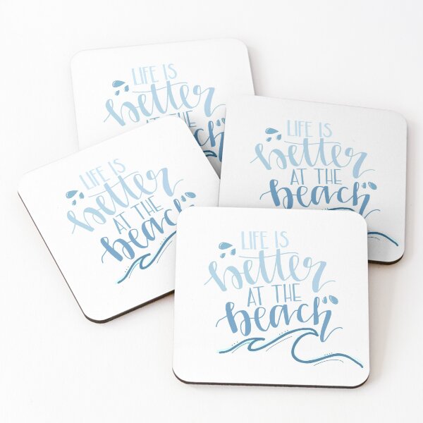 Item preview, Life is better at the beach doodle designed and sold by Breanaaortizz.