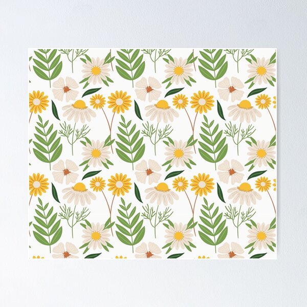 Item preview, Flowers and leaves pattern designed and sold by KevinVee.
