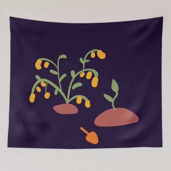 Item preview, vegetable garden illustration designed and sold by rysunki-malunki.
