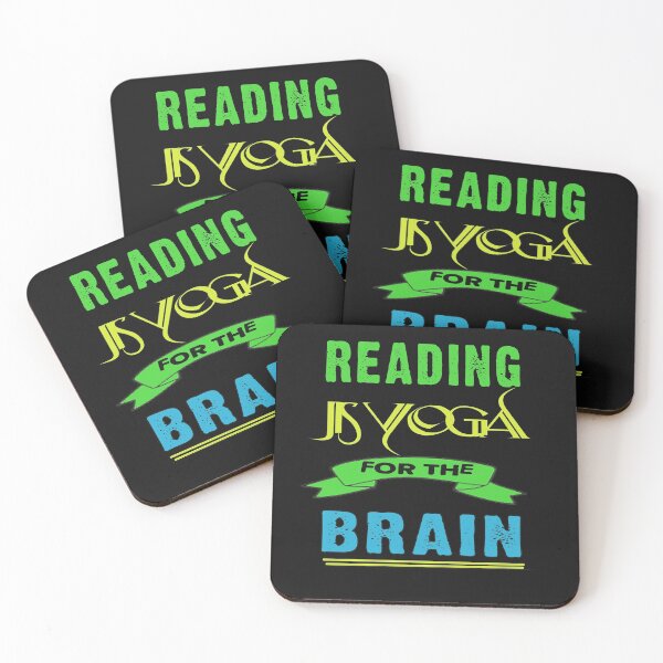 Item preview, READING IS YOGA FOR THE BRAIN T-SHIRT  designed and sold by bestdesigns2020.