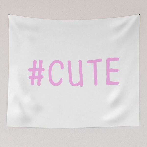 Item preview, Cute / #Cute / Pink Text designed and sold by XET-Ecom.