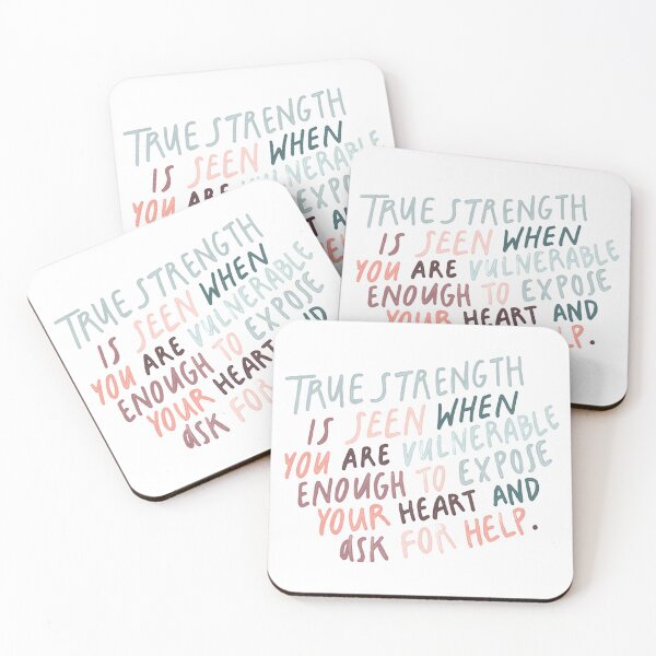Item preview, True Strength | Christian Inspirational Faith | Illustration Calligraphy designed and sold by seaniemendoza.