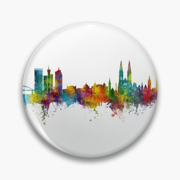 Item preview, Zagreb Croatia Skyline designed and sold by ArtPrints.