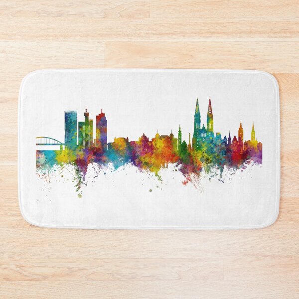Item preview, Zagreb Croatia Skyline designed and sold by ArtPrints.