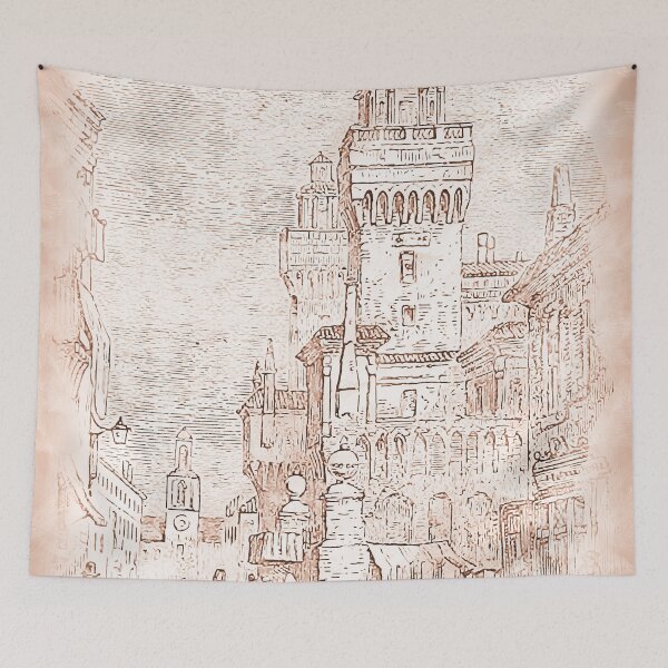 Item preview, Castello Estense, Ferrara designed and sold by AM FineArtPrints.